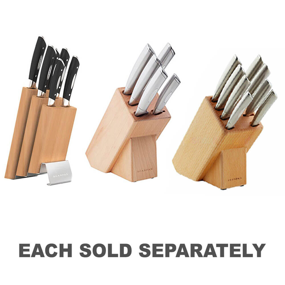 Scanpan Classic Stainless Steel Knife Block Set