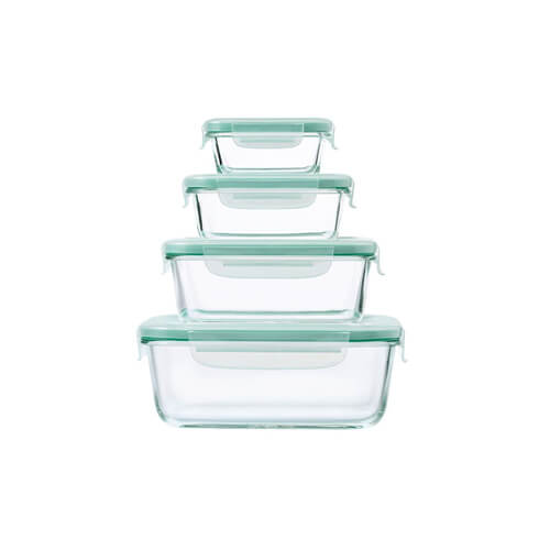 OXO Good Grips Smart Seal Glass Container Set (4pcs)