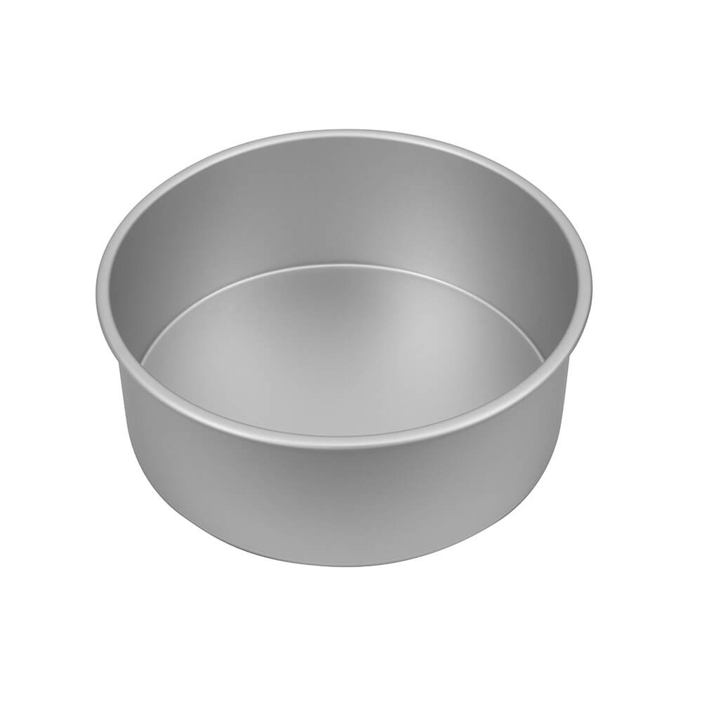 Bakemaster Round Deep Pan (Silver Anodised)