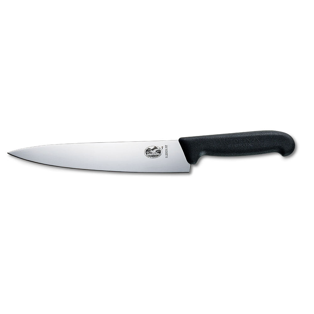 Fibrox Cooks Carving Knife 22cm (Black)