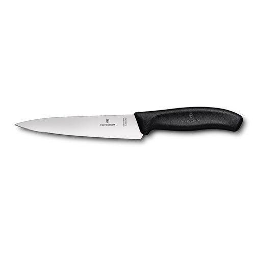 Classic Wide Blade Carving Knife 12cm (Black)