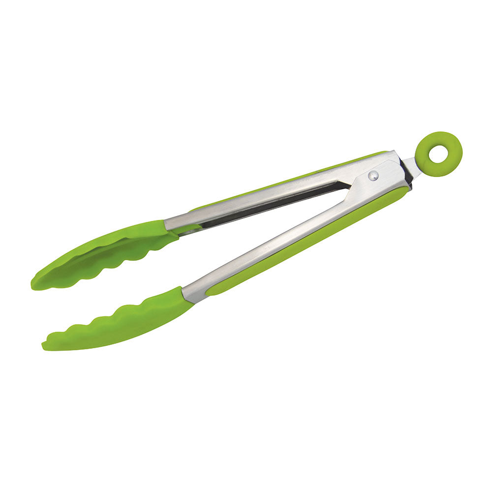 Avanti Silicone Tongs w/Stainless Steel Handle 23cm (Green)