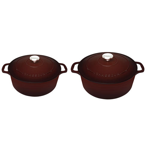 Chasseur Round French Oven (Chocolate)