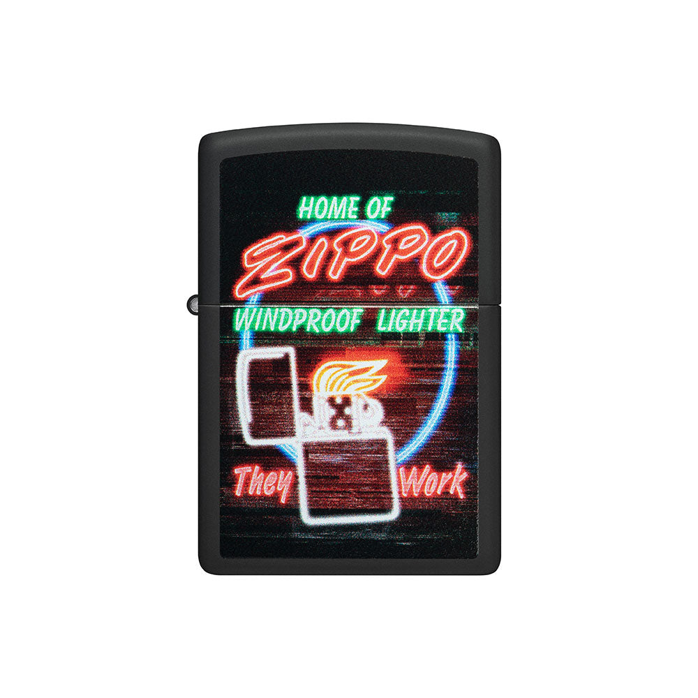 Zippo zippo design preto à prova de vento