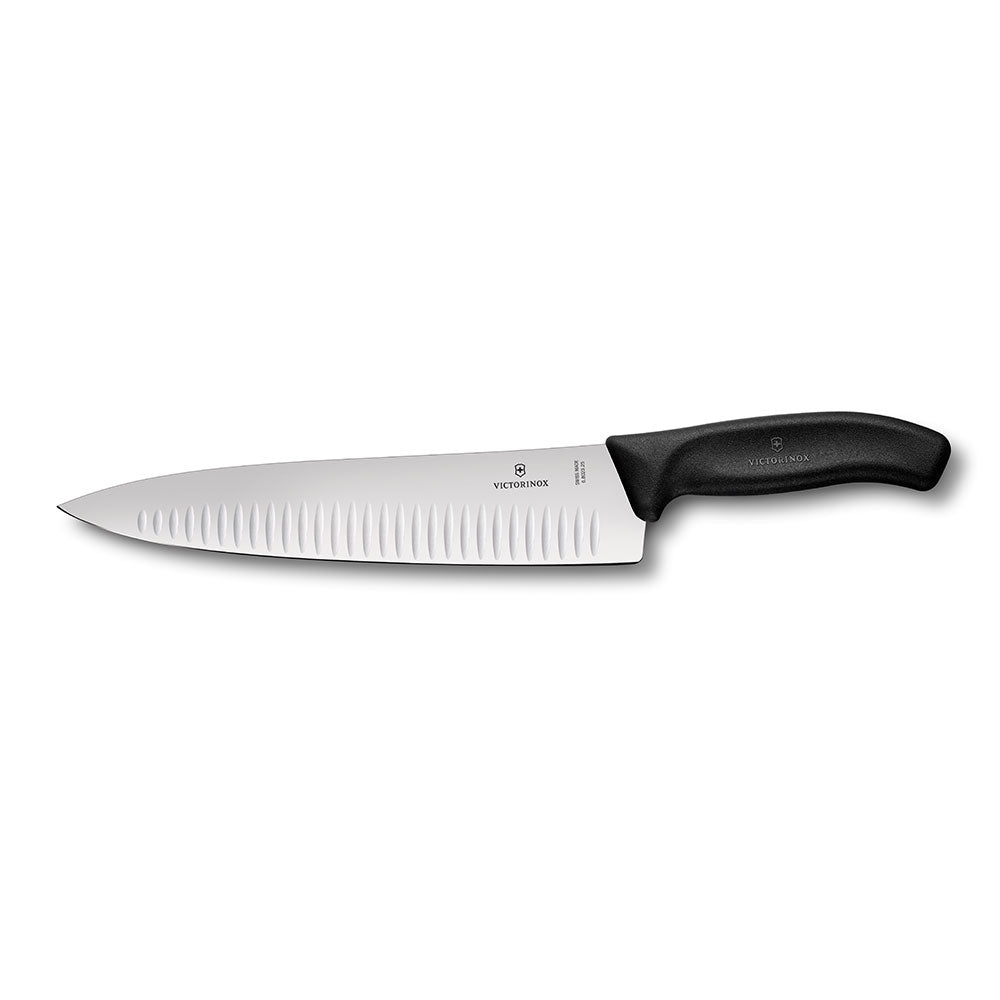 Classic Fluted Carving Knife 25cm (Black)