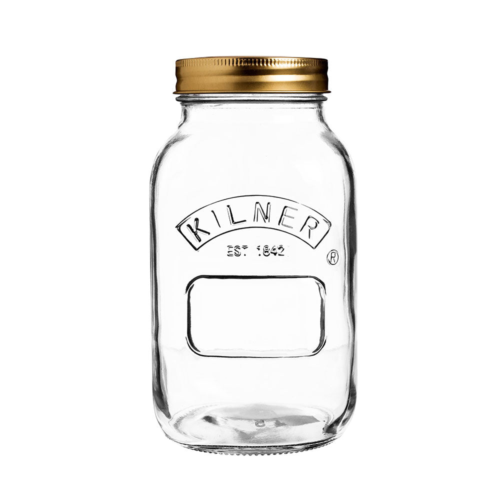 Kilner Transparent Genuine Preserving Jar 1L