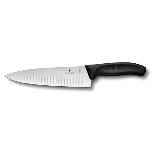 Extra Wide Fluted Blade Cook Carving Knife 20cm