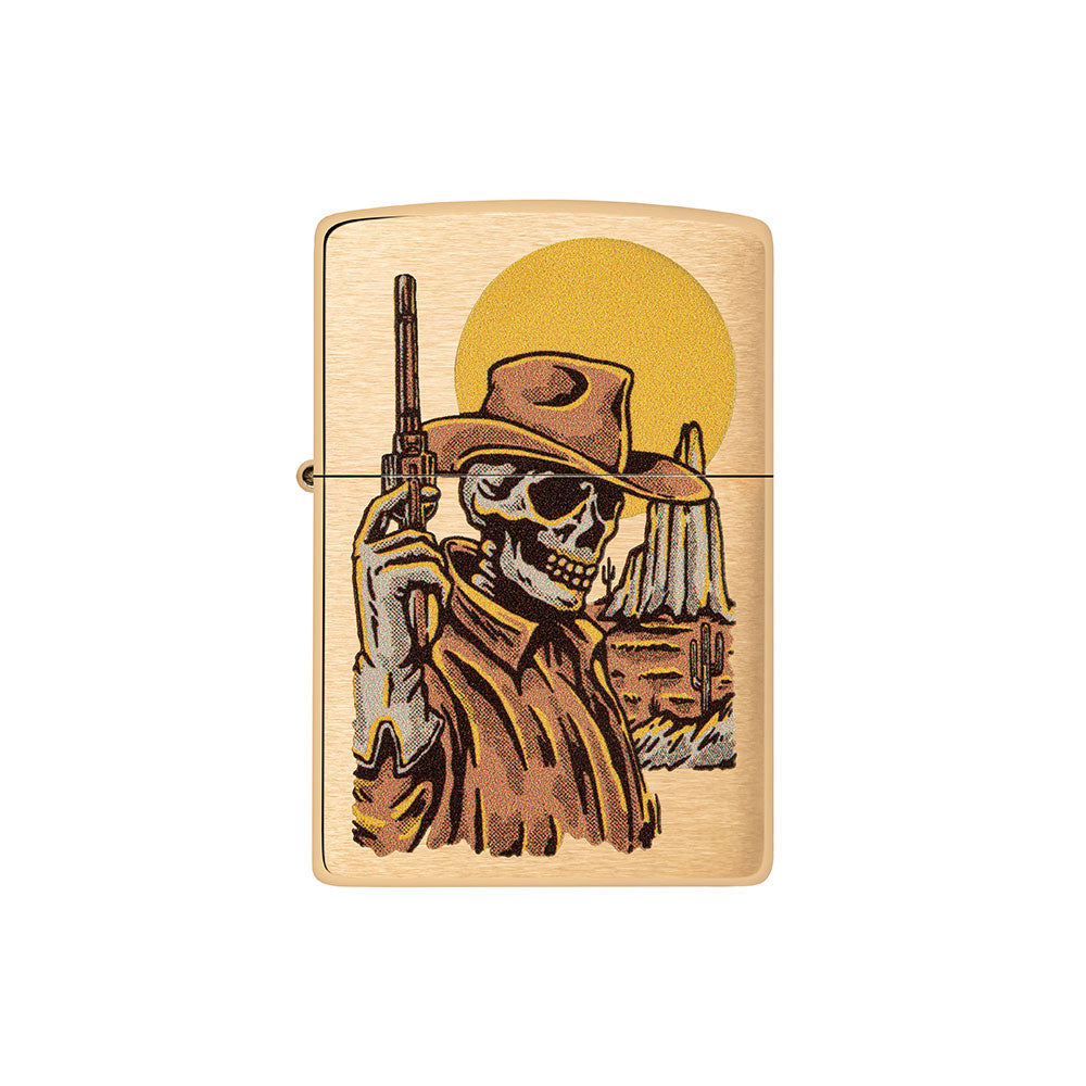 Zippo Cowboy Skull Design Windproof Lighter