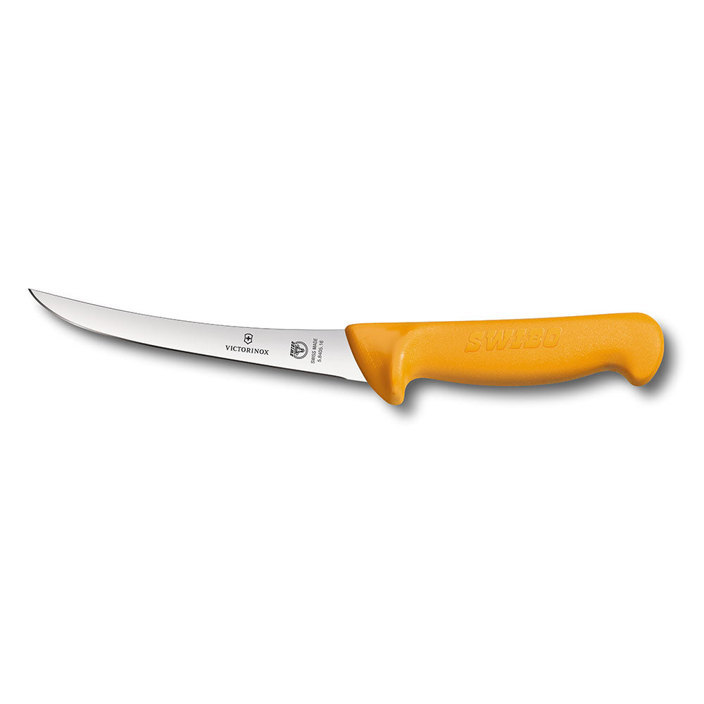 Swibo Curved Blade Boning Knife 13cm (Yellow)