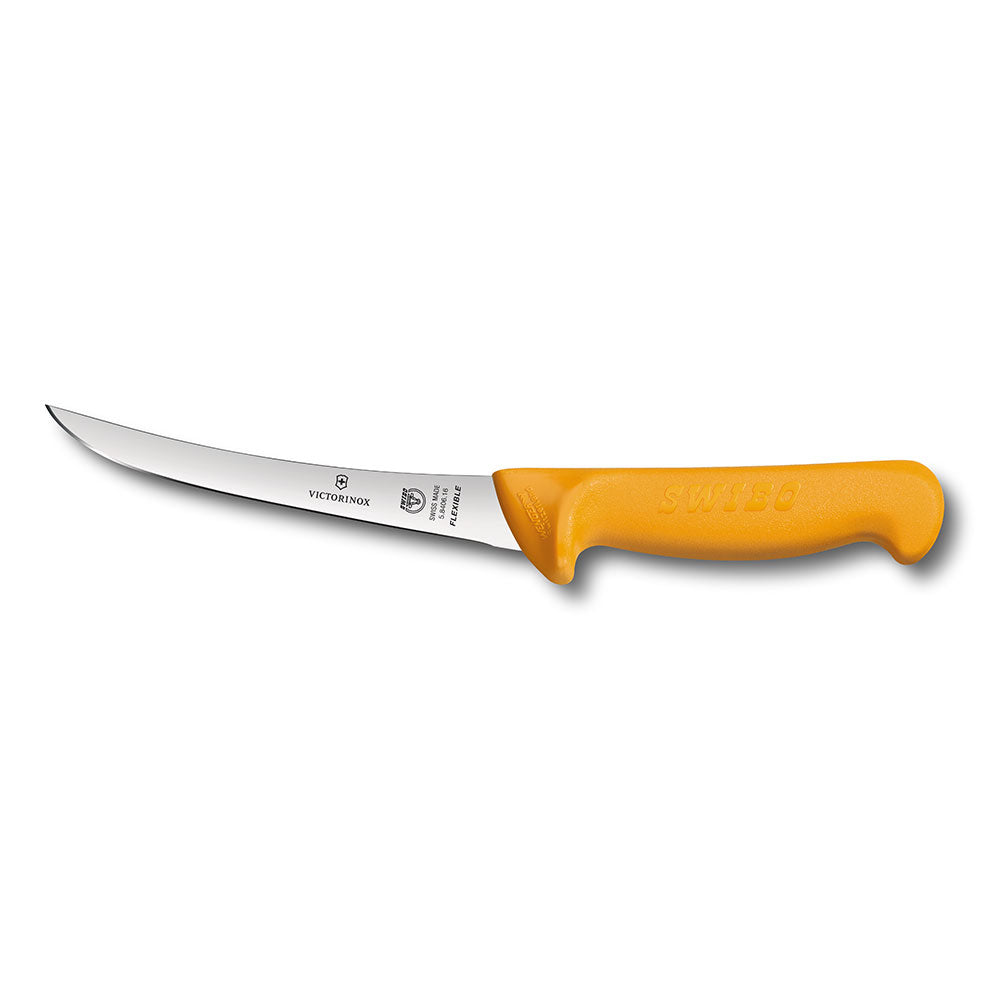 Swibo Curved Blade Boning Knife 13cm (Yellow)