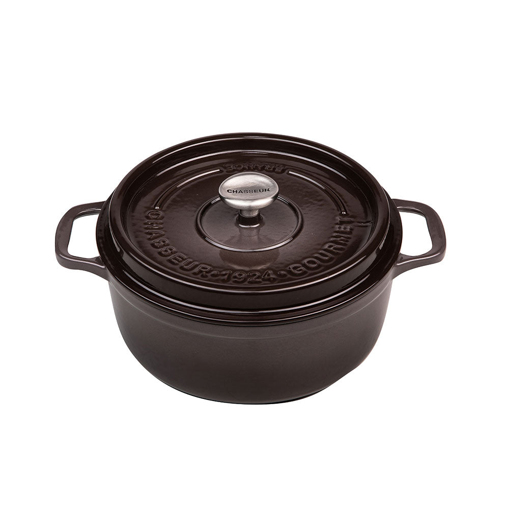Chasseur Gourmet Round French Oven (Storm Grey)