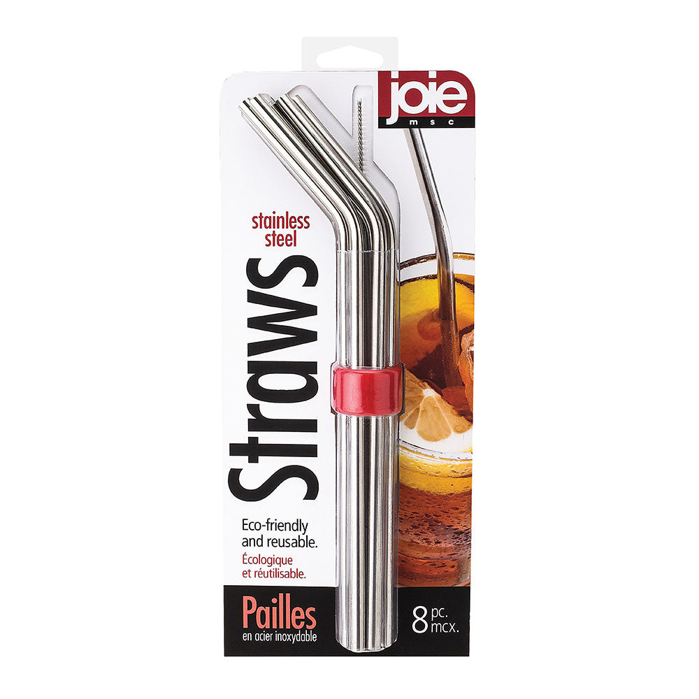 Joie Stainless Steel Straws 8pcs (23x2x2cm)