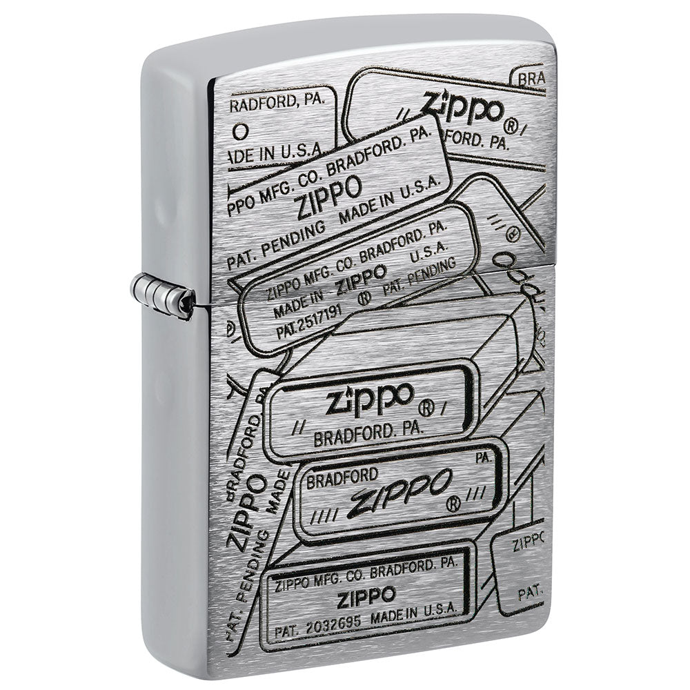 Zippo Bottom Stamps Design Lighter