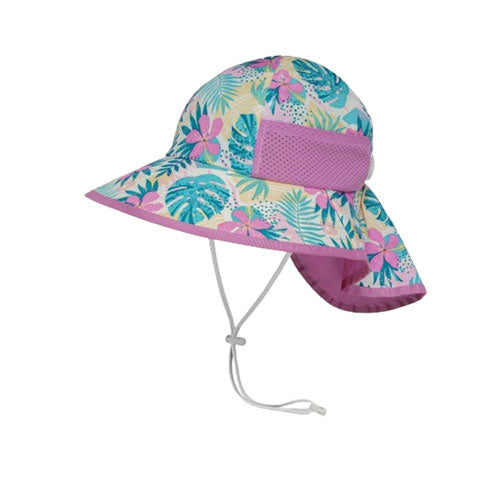 Sombrero De Juego Rosa Tropical Para Niños