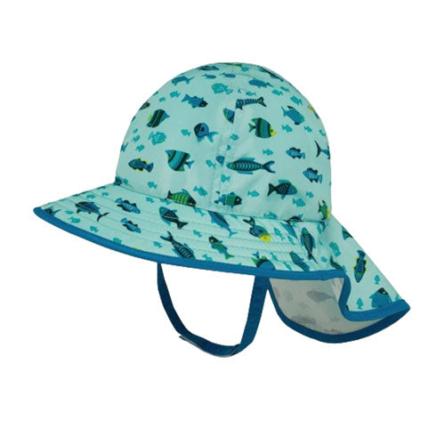 Cappello da germoglio solare per neonati con piccoli pesciolini