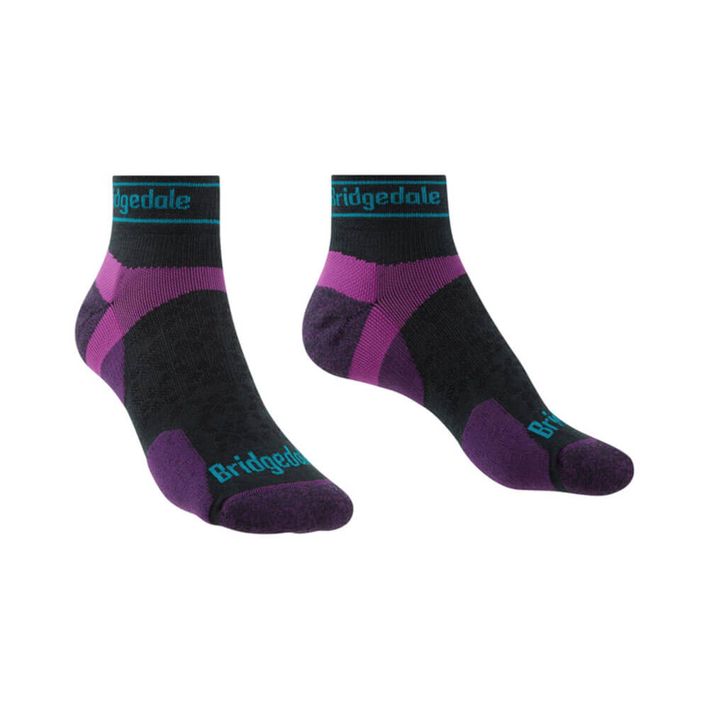 Women's Merino Sport Low Socks (Purple)