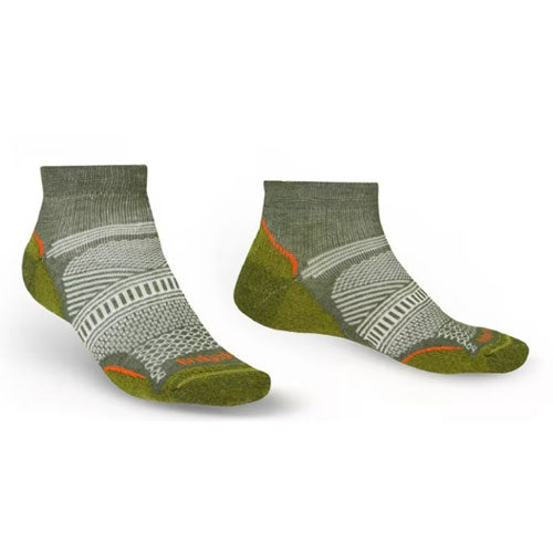 Low Cut Hike Ultralight T2 Coolmax Socks (Green)