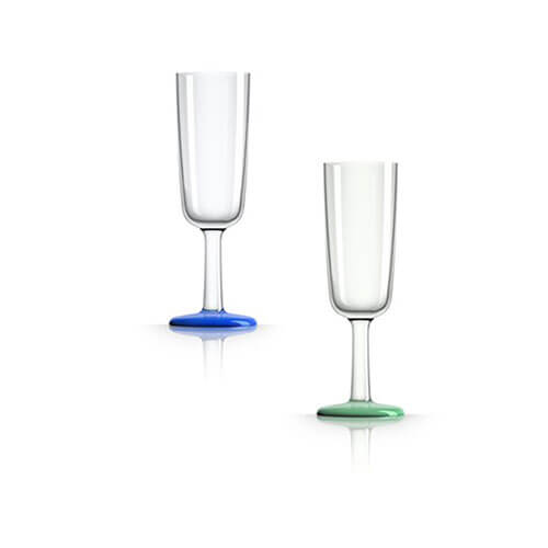 180mL Champagne Flute Glass Tritan Plasticware