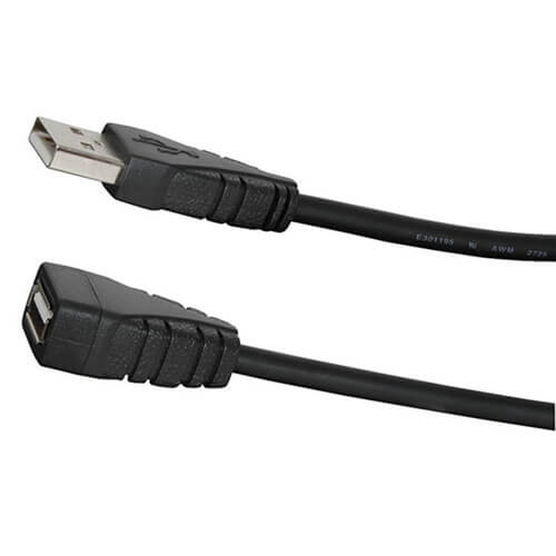 USB 2.0 Type-A Plug to Socket Cable 1pc