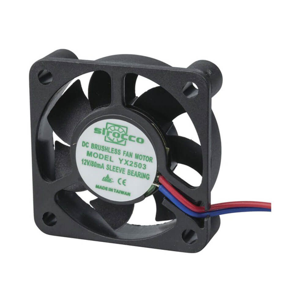 Sirocco Wire Sleeve Bearing Fan (12VDC)