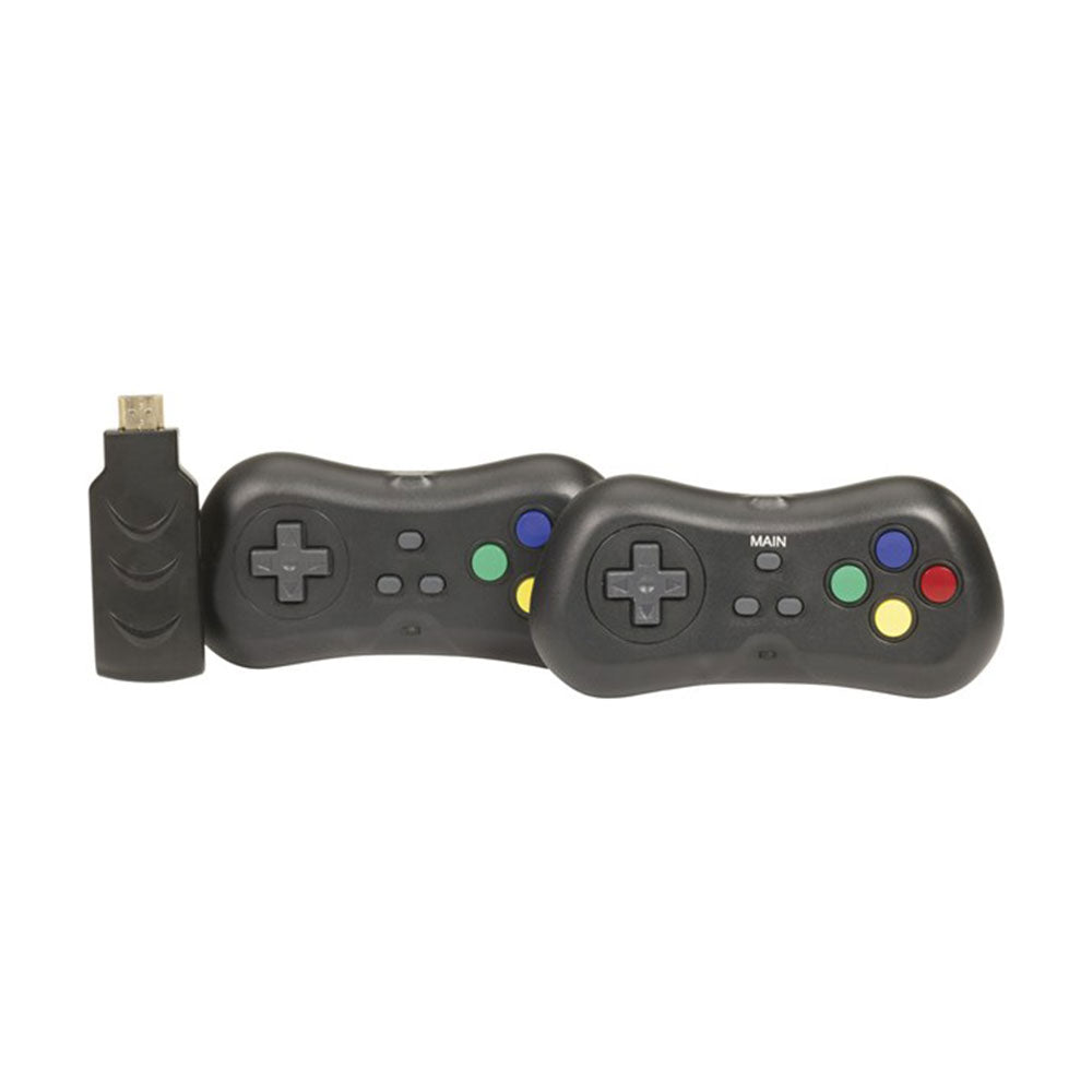 Console de jeu d'arcade rétro sans fil avec 2 contrôleurs et jeux