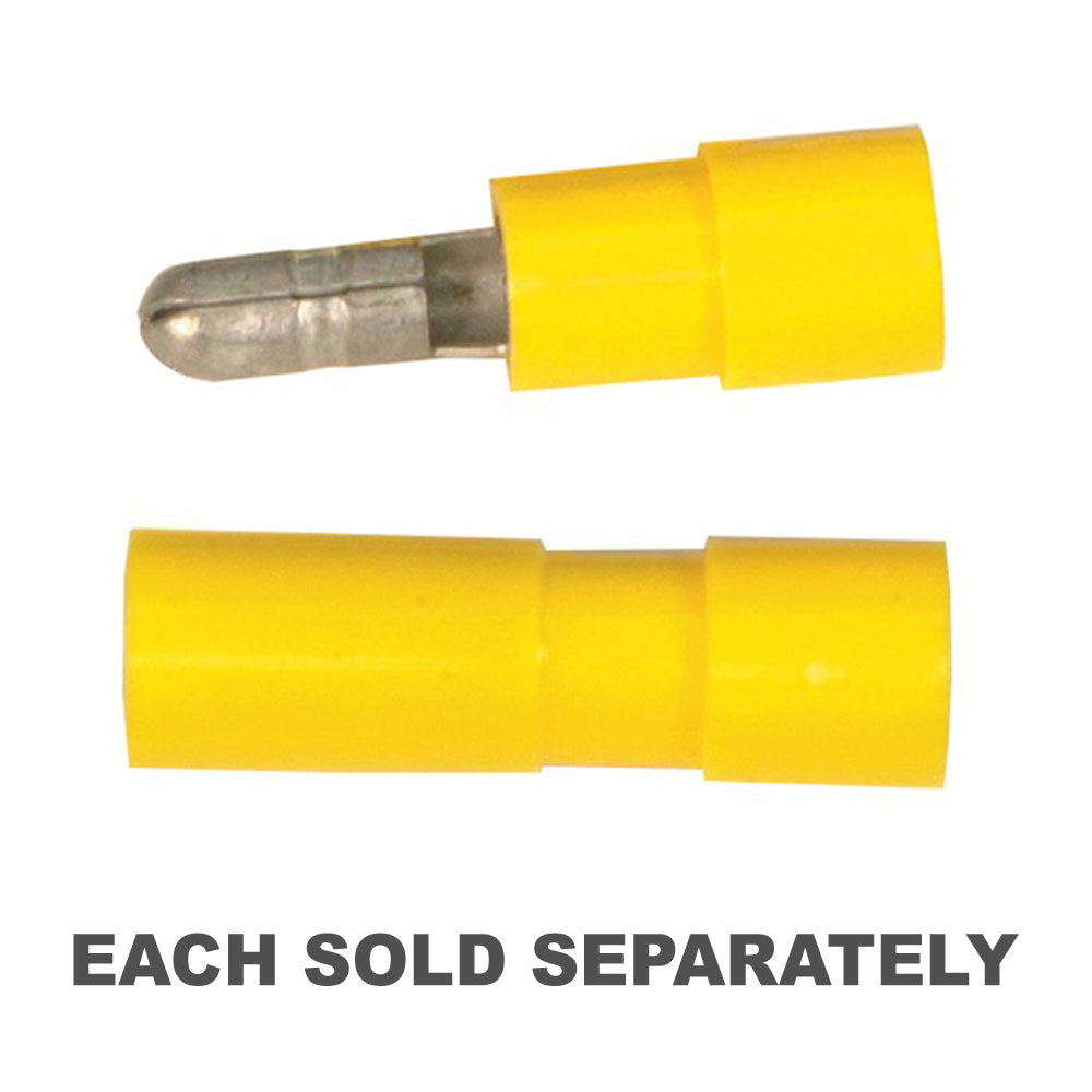 Bullet Connector 4mm 100pcs (Yellow)