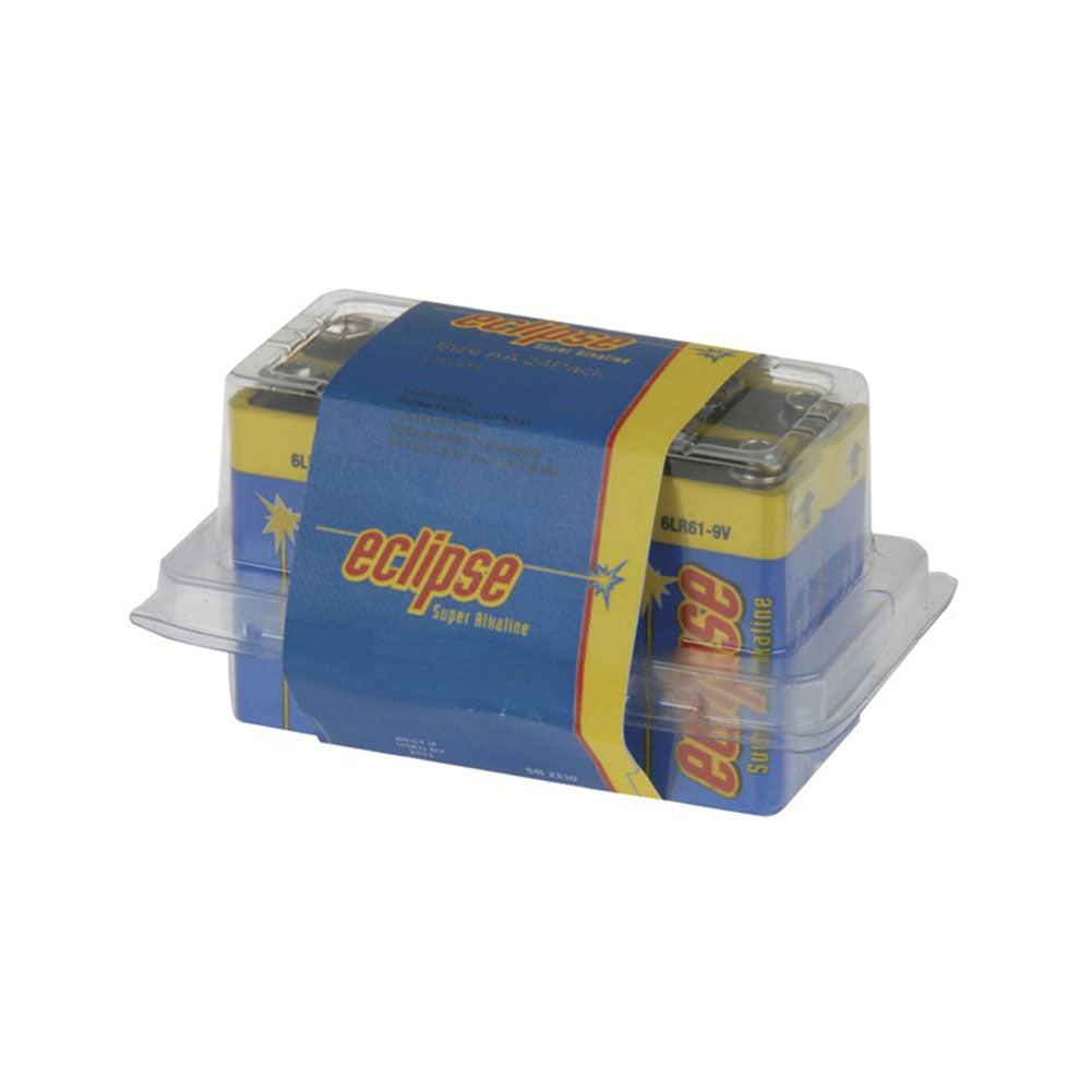 Eclipse Alkaline Batteries 9V (Pack of 6)