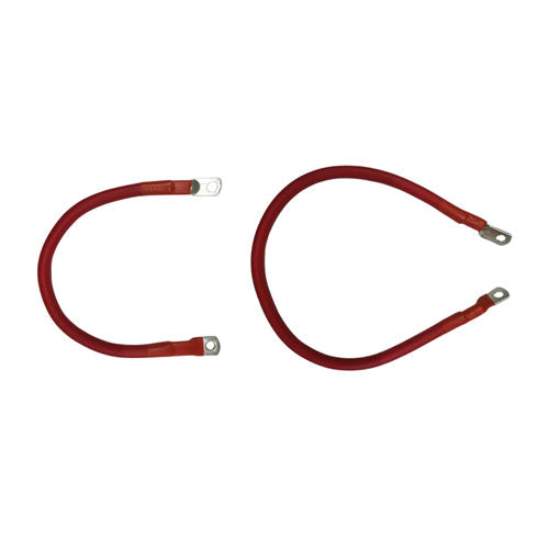 cable de alimentación de batería estañado de calibre 0 (rojo)