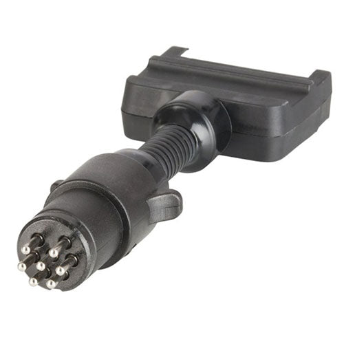 Trailer Adaptor 7 Pin Flat Plug to Round Socket
