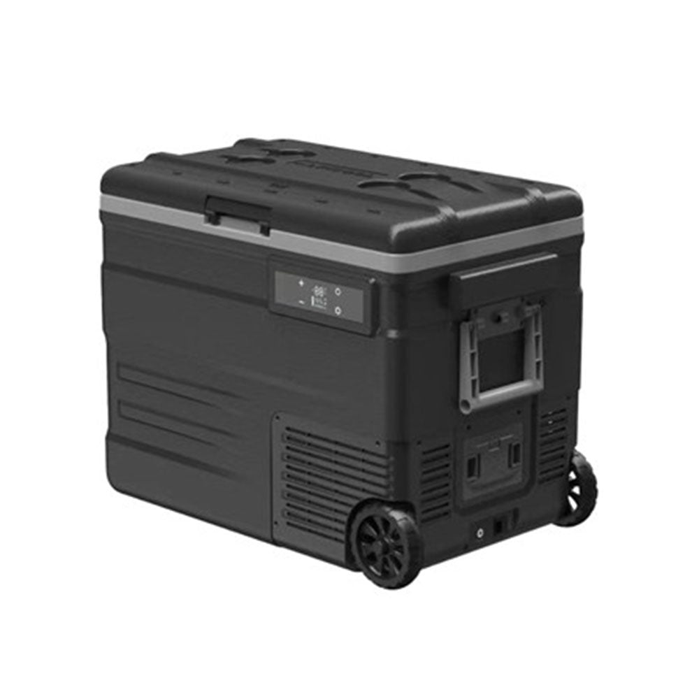 Portable 1 Zone Fridge/Freezer w/ Wheels & Battery Comp 55L