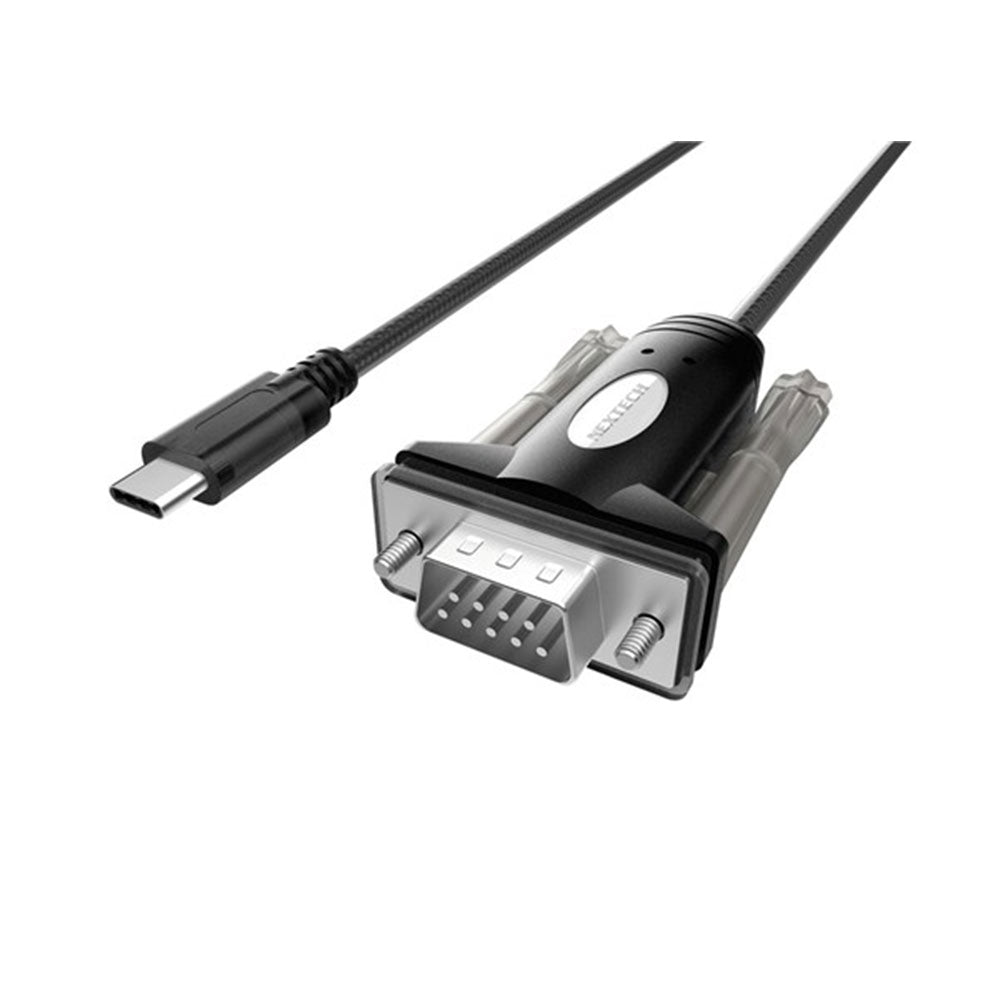 USB Typ C hane till DB9 hane RS-232 omvandlare 1,5m