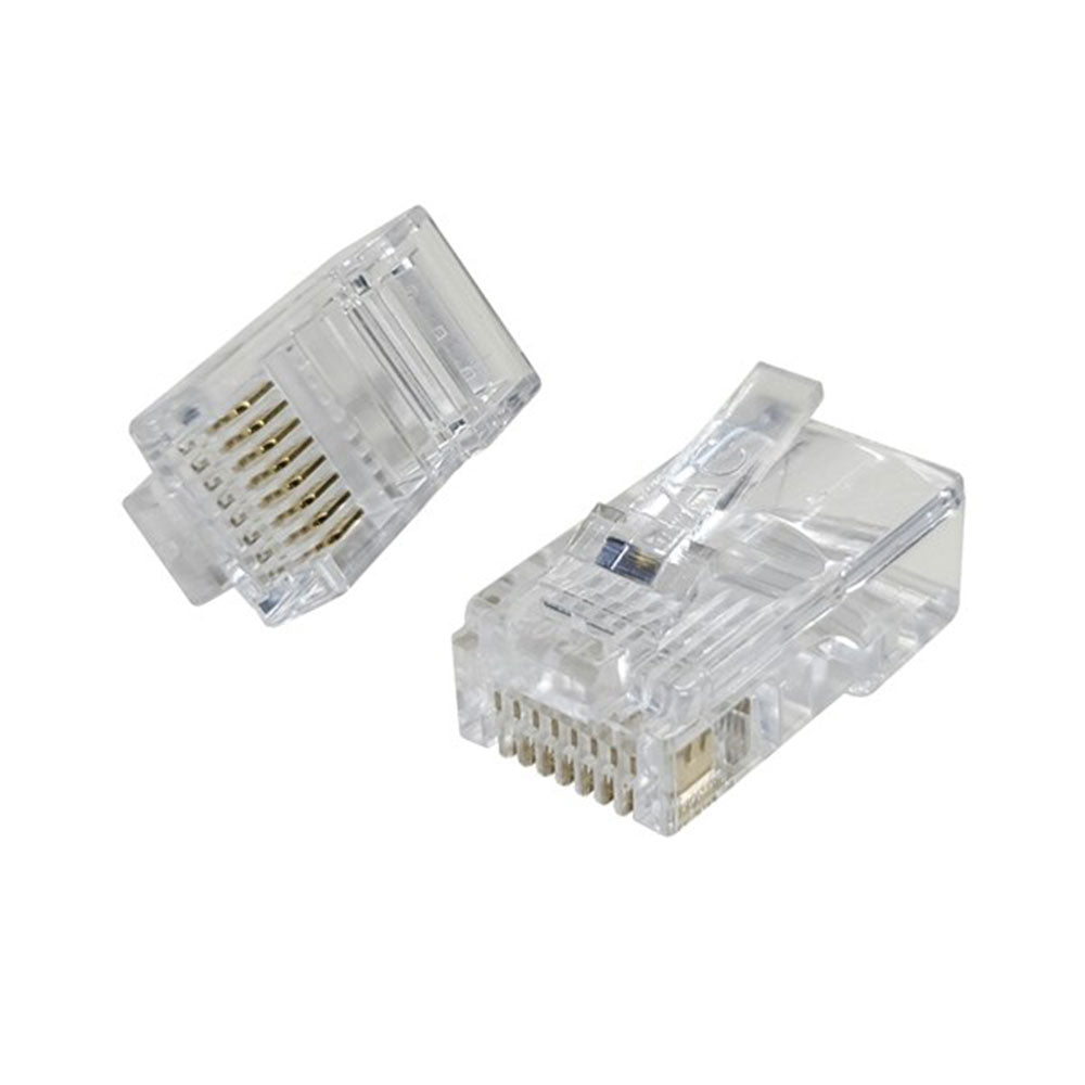 RJ45 Telephone Plug for Solid Core Cable 50pcs