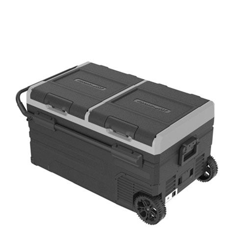 Portable Low Profile DualZone Fridge/Freezer w/ Wheels