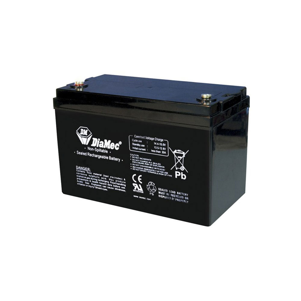 AGM Deep Cycle Battery in 330mm Case 12V 120Ah