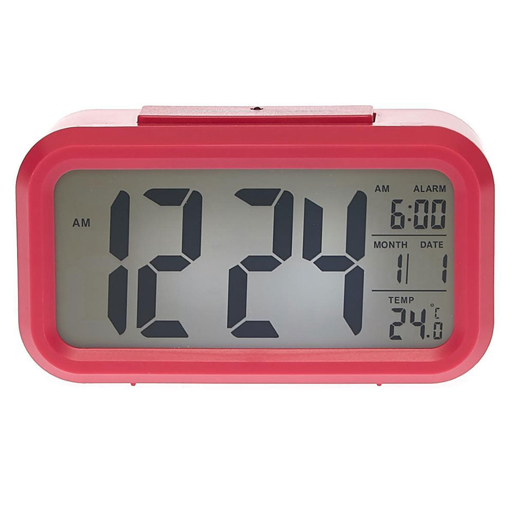 Multi-Functional Round-Edge Digital Table Clock