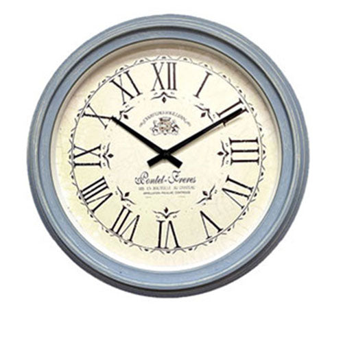 Large Elegant Home Style Wall Clock 24"