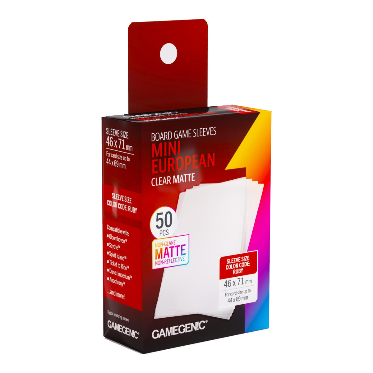 Gamegenic Mini European Card Sleeves 50pk (46x71mm)
