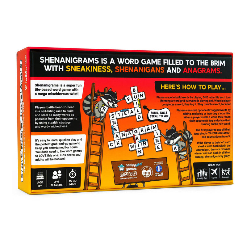 Shenanigrams the Mega Mischievous Word Game