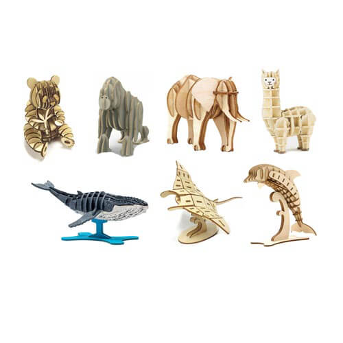 Incredibuilds Animal Collection 3D Wood Model
