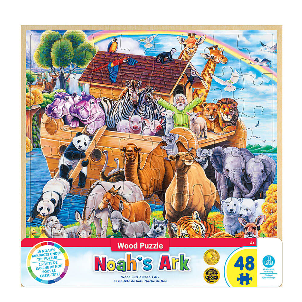 MP Wood Fun Facts Puzzle (48 Teile)