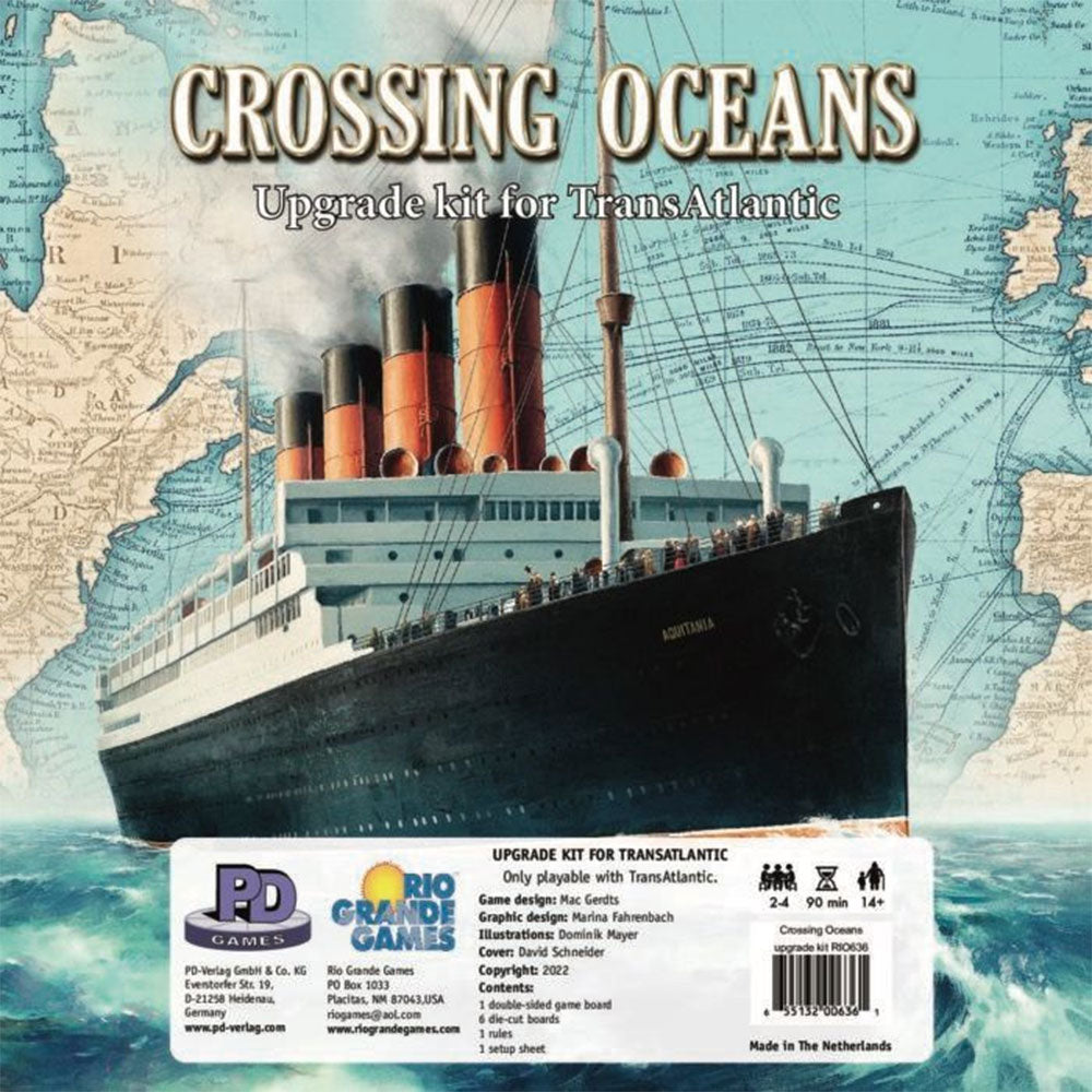 Crossing Oceans Upgrade Kit for Transatlantic Game