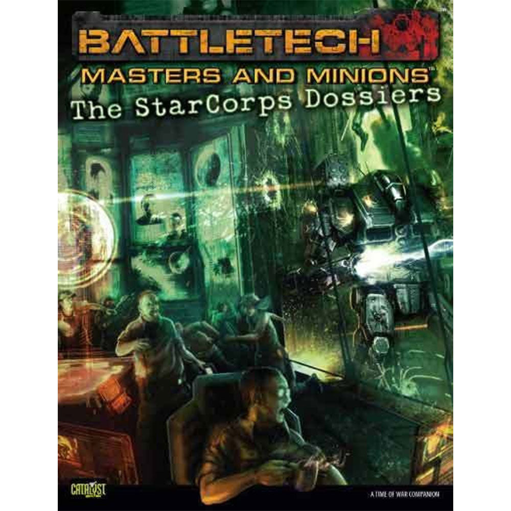 BattleTech Masters and Minions The StarCorps Dossiers Game