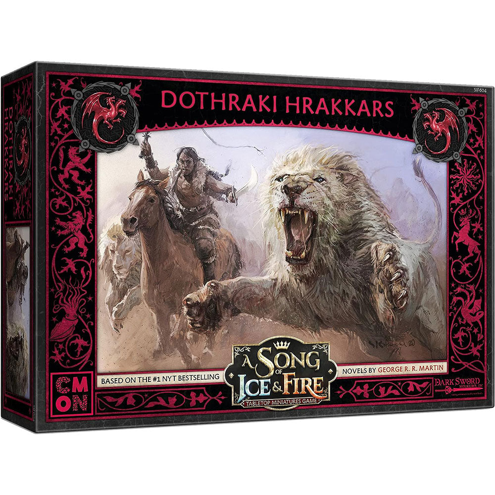 Een lied van ijs en vuur Dothraki Hrakkars miniatuurspel