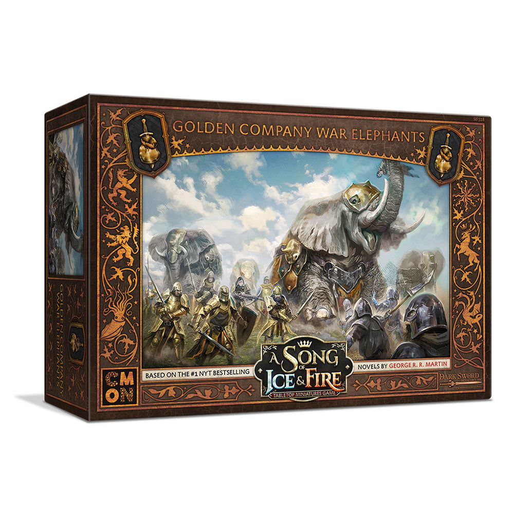 A Song of Ice and Fire Golden Company Elephants Miniature