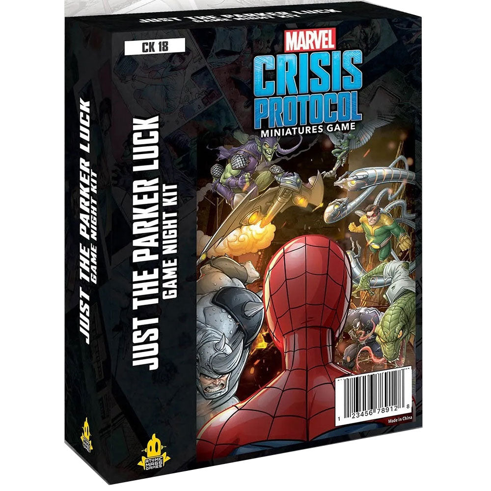 Marvel Crisis Protocol Just the Parker Luck Game Night Kit