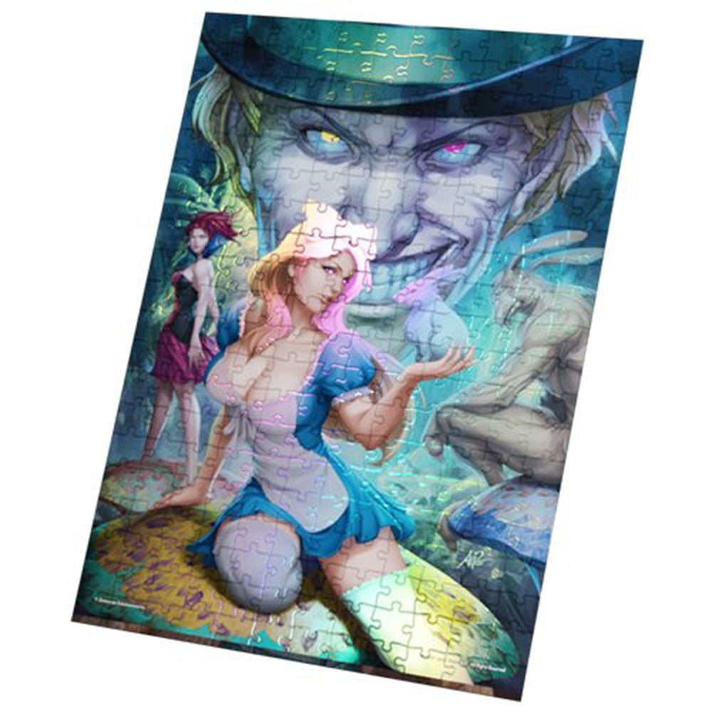 Grimm Fairy Tales Alice in Wonderland Foil Puzzle 500pcs