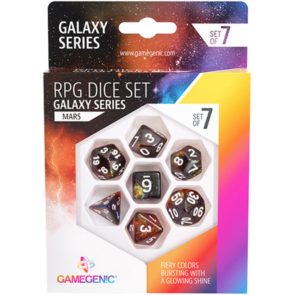 Gamegenic Galaxy Series RPG Dice Set 7pcs