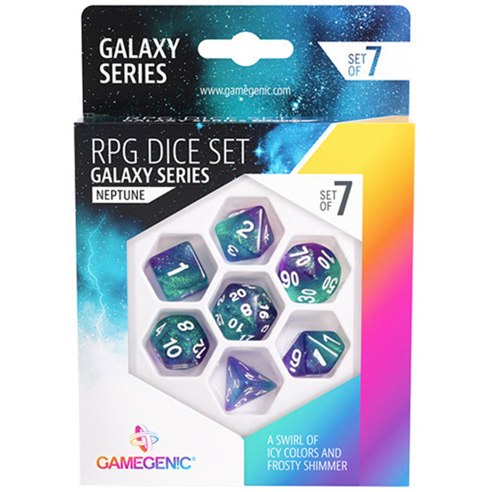 Gamegenic Galaxy Series RPG Dice Set 7pcs