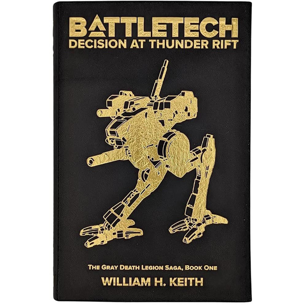 Battletech Decision At Thunder Rift Collector Leather Novel