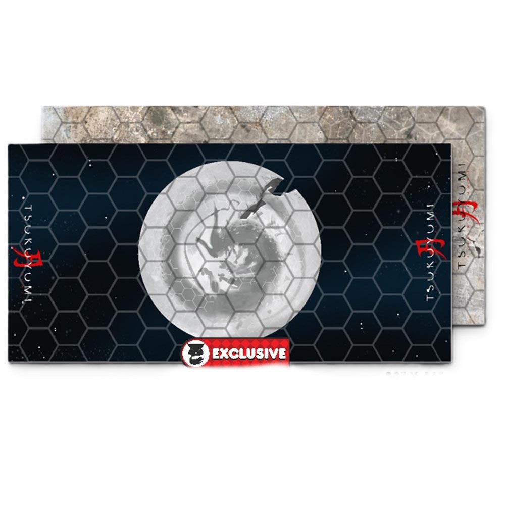Tsukuyumi Full Moon Down Double-Sided Game Mat